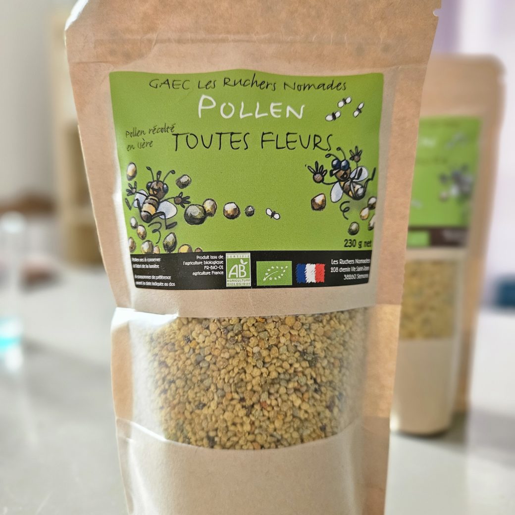 Pollen de fleur bio