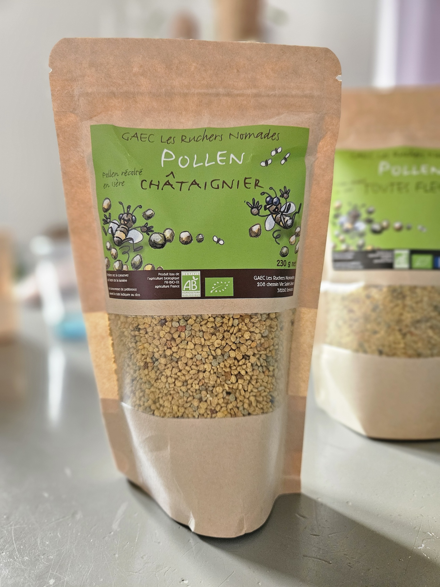 Pollen de chataignier bio